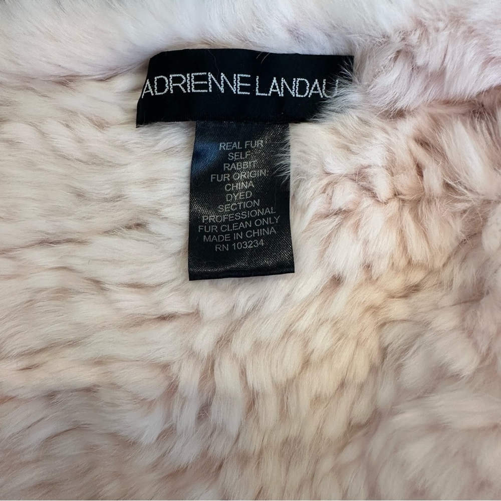 Adrienne Landau Rabbit Fur Infinity Scarf - Picture 6 of 6